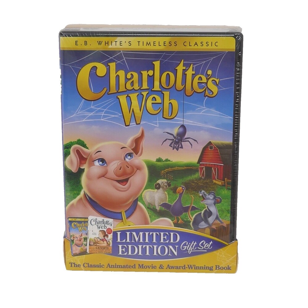 Charlottes Web (DVD, 2006, DVD/Book Gift Set) SEALED